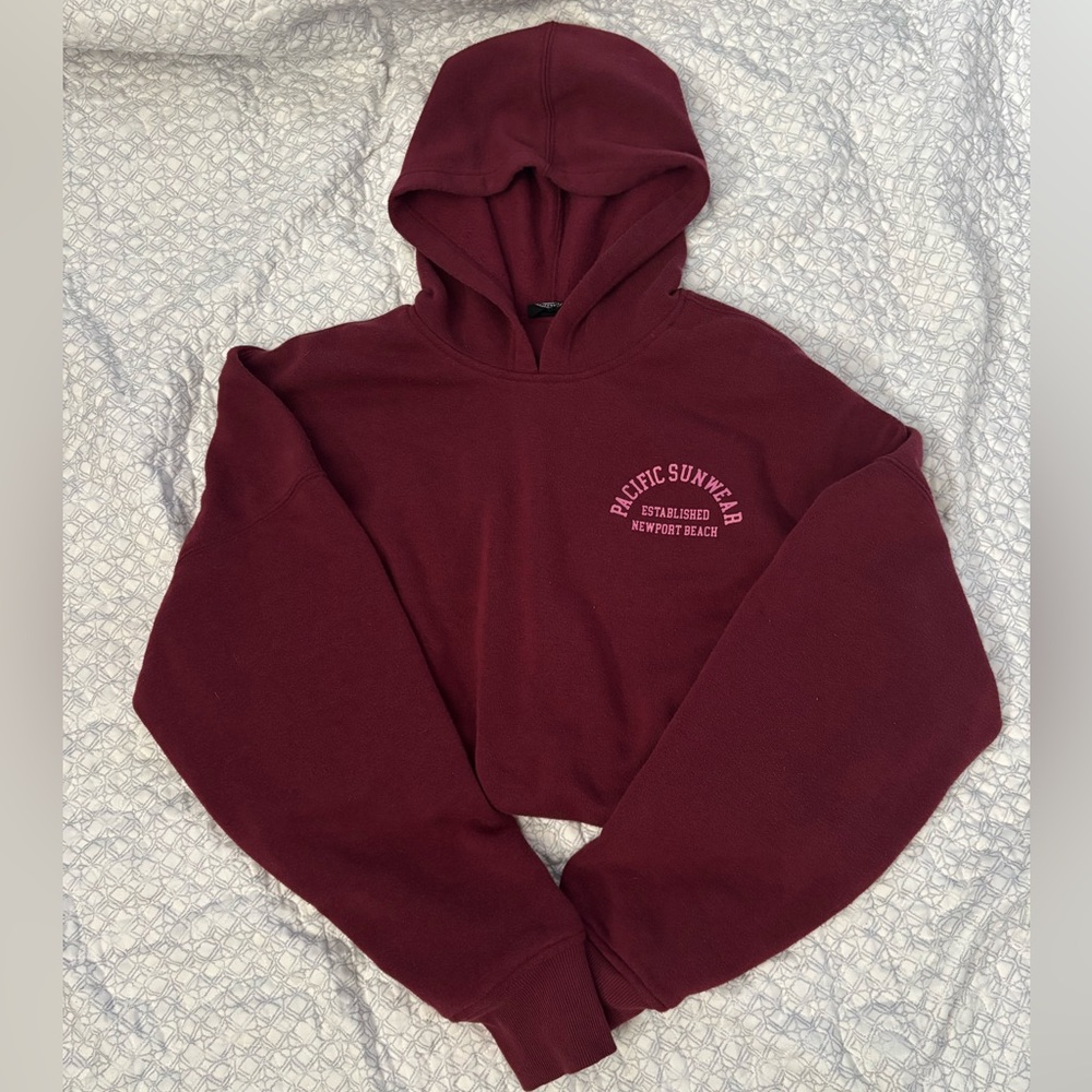 Pacific Sunwear Maroon Hoodie